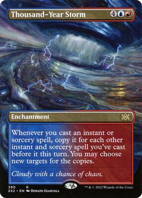 Thousand-Year Storm (Borderless) card from Double Masters 2022