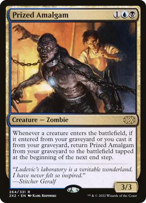 Prized Amalgam card from Double Masters 2022