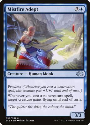 Mistfire Adept card from Double Masters 2022
