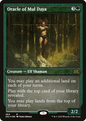 Oracle of Mul Daya (Foil Etched) card from Double Masters 2022
