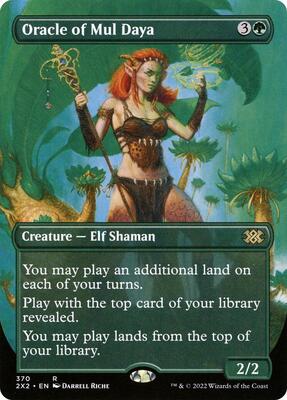 Oracle of Mul Daya (Borderless) card from Double Masters 2022