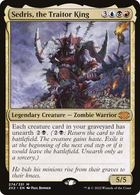 Sedris, the Traitor King card from Double Masters 2022