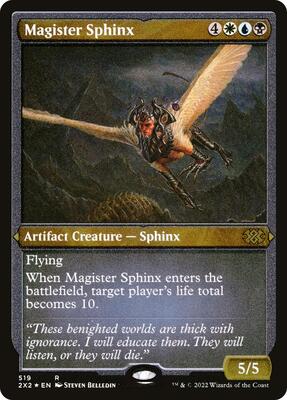 Magister Sphinx (Foil Etched) card from Double Masters 2022