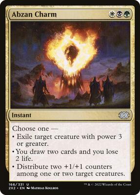 Abzan Charm card from Double Masters 2022