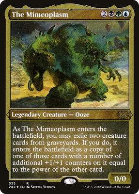 The Mimeoplasm (Foil Etched) card from Double Masters 2022