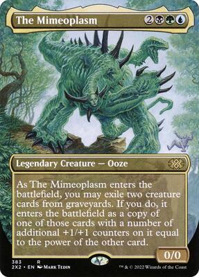 The Mimeoplasm (Borderless) card from Double Masters 2022