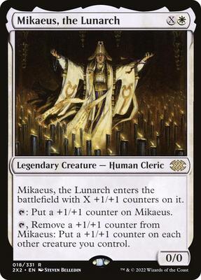 Mikaeus, the Lunarch card from Double Masters 2022