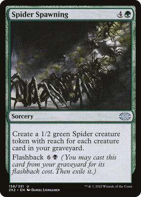Spider Spawning card from Double Masters 2022