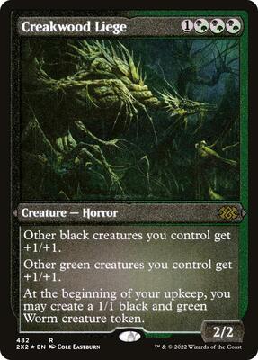 Creakwood Liege (Foil Etched) card from Double Masters 2022