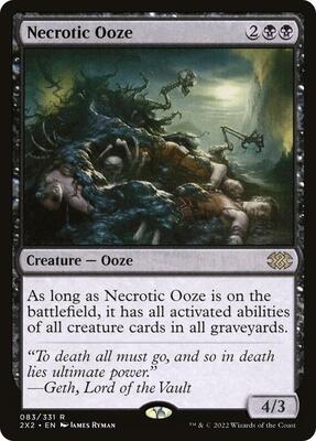 Necrotic Ooze card from Double Masters 2022