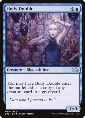 Body Double card from Double Masters 2022