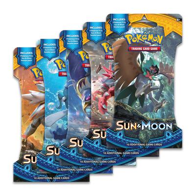 Sun & Moon Sleeved Booster Pack Art Bundle [Set of 5] card from SM Base Set