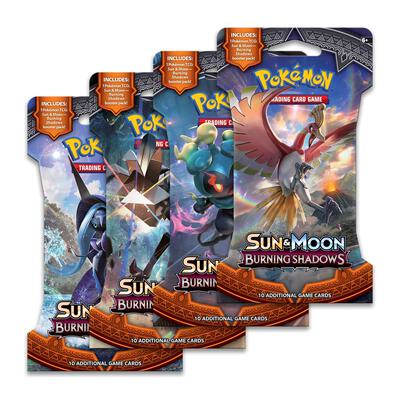 Burning Shadows Sleeved Booster Pack Art Bundle [Set of 4] card from SM - Burning Shadows
