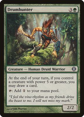 Drumhunter card from Shards of Alara