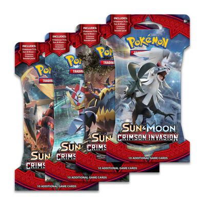 Crimson Invasion Sleeved Booster Pack Art Bundle [Set of 4] card from SM - Crimson Invasion
