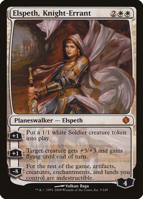 Elspeth, Knight-Errant card from Shards of Alara