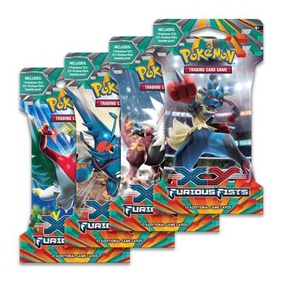 Furious Fists Sleeved Booster Pack Art Bundle [Set of 4] card from XY - Furious Fists
