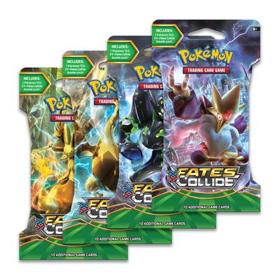 Fates Collide Sleeved Booster Pack Art Bundle [Set of 4] card from XY - Fates Collide