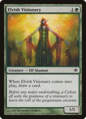 Elvish Visionary card from Shards of Alara