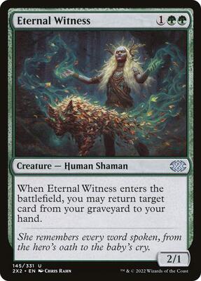 Eternal Witness card from Double Masters 2022