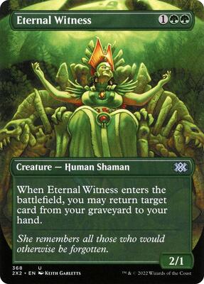 Eternal Witness (Borderless) card from Double Masters 2022