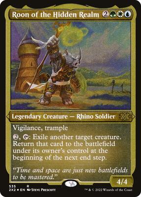 Roon of the Hidden Realm (Foil Etched) card from Double Masters 2022