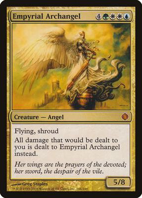 Empyrial Archangel card from Shards of Alara