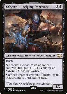 Yahenni, Undying Partisan card from Double Masters 2022