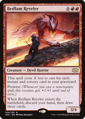 Bedlam Reveler card from Double Masters 2022