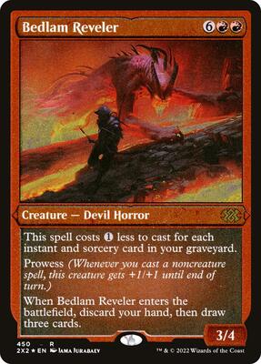 Bedlam Reveler (Foil Etched) card from Double Masters 2022