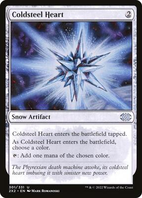Coldsteel Heart card from Double Masters 2022