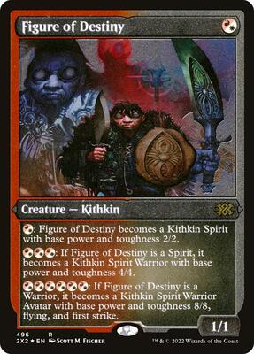 Figure of Destiny (Foil Etched) card from Double Masters 2022