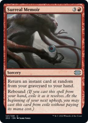 Surreal Memoir card from Double Masters 2022