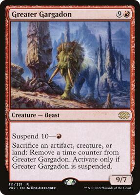 Greater Gargadon card from Double Masters 2022
