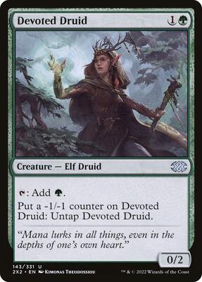 Devoted Druid card from Double Masters 2022