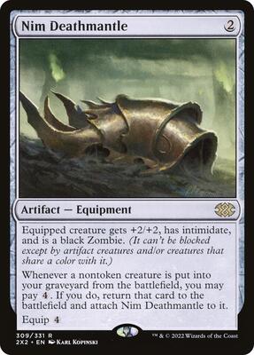 Nim Deathmantle card from Double Masters 2022