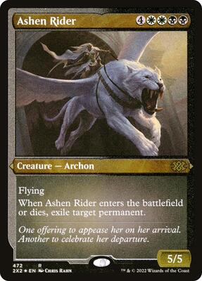 Ashen Rider (Foil Etched) card from Double Masters 2022