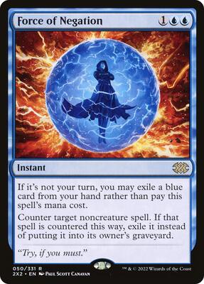 Force of Negation card from Double Masters 2022