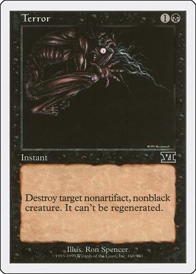 Terror card from Classic Sixth Edition