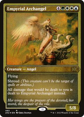 Empyrial Archangel (Foil Etched) card from Double Masters 2022