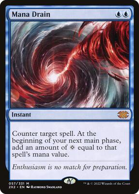 Mana Drain card from Double Masters 2022