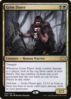 Grim Flayer card from Double Masters 2022