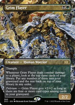 Grim Flayer (Borderless) card from Double Masters 2022