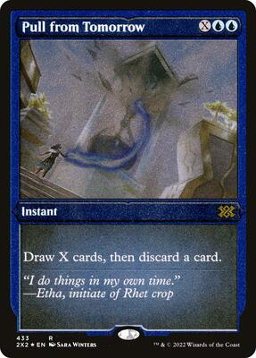 Pull from Tomorrow (Foil Etched) card from Double Masters 2022