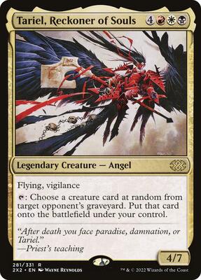 Tariel, Reckoner of Souls card from Double Masters 2022
