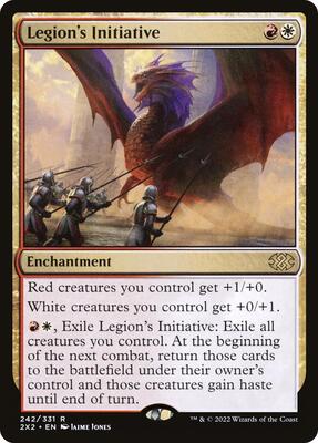 Legion's Initiative card from Double Masters 2022