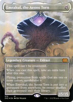 Emrakul, the Aeons Torn (Textured Foil) card from Double Masters 2022