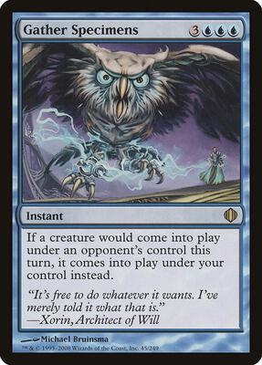 Gather Specimens card from Shards of Alara