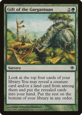 Gift of the Gargantuan card from Shards of Alara