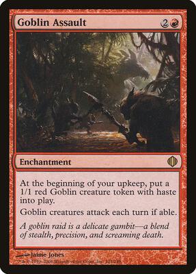 Goblin Assault card from Shards of Alara